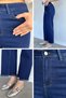 Women's High Waist Lycra Tassel-Legged Jean Jeans - 2
