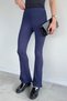 Women's High Waist Ribbed Spanish Leggings