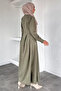 Gülseli Front Buttoned Hijab Dress - 3