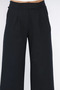 Women's Elastic Waist Velcro Palazzo Pants - 4