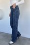 Women's High Waist Palazzo Jean Denim Pants - 3
