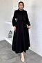 Side Tie Blouse Combination Hijab Dress - 3