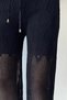 Gülseli Women's Elastic Waist Openwork Knitwear Trousers - 2