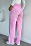 Women's Elastic Waist Muslin Pants - 4
