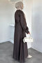 Waist-Tied Segmented Hijab Dress - 8