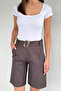 Women's Belt Buckle Shorts - 3