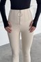 Women's High Waist Zipper Detailed Faux Leather Leggings - 2