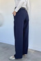 Women's Belted Striped Wide-Leg Trousers - 7