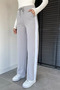 Women's High Waist Side Stripe Elastic Waist Palazzo Sweatpants