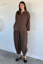 Perry Women's Oversize Shirt Carrot Pants Two-Piece Set