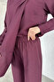 Gold Accessory Belted Tunic Elastic Waist Pants Islamic Clothing Double Set - 5