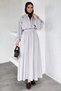 Beaded Shirt Skirt Hijab Two-Piece Set