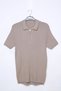 Polo Collar Half Zipper Men's Knitwear T-Shirt - 4