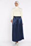 Elastic Waist Stoned Hijab Skirt - 2