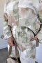 Women's Patterned Tunic Pants Hijab Double Set - 4
