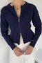 Women's Zippered Knitwear Cardigan (Available in S-M-L) - 2