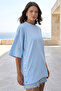 Oversize T-Shirt with Side Snap Buttons (Fits S-M-L-Xl)
