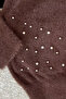 سترة تريكو مطرزة بالخرز (مقاسات s,m,l,xl متوافقة) - 5