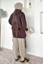 Hooded Back Embroidered Hijab Tunic - 4