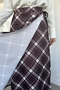 Women's Plaid Tie-Waist Hijab Skirt - 4
