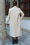 Double-Breasted Collar Women's Cashmere Coat - 4