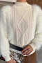 Women's Turtleneck Bearded Knitwear Sweater (Available in S-M-L) - 2
