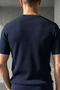 Men's Crew Neck Patterned Knitwear T-Shirt - 2