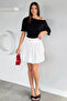Women's Polka Dot Mini Shorts Skirt