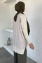 Gülseli Side Zipper Detailed Crew Neck Hijab Tunic - 5