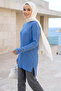 Gülseli Crew Neck Hijab Knitwear Tunic - 3