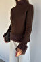 Gülseli Women's Bearded Knitwear Sweater - 3