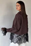 Women's Lace Detailed Shirt - 4