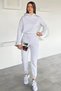 Women's Elastic Waist Hooded Tracksuit Set
