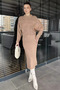 Women's Blouse Dress Combination Double Knitwear Set