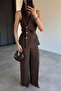 Perry Women's Gold Detailed Vest and Pants Two-Piece Set - 5