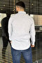 Self-Patterned Men's Long Sleeve Shirt - 3