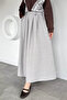 Double Belted Pleated Hijab Skirt