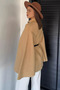 Gülseli Belted Knitwear Poncho - 4