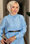 Gülseli Shirt Skirt Hijab Double Set (Shirt Without Lining, Skirt with Lining) - 3