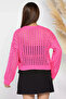 Openwork Seasonal Knitwear Blouse - 3