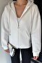 Gülseli Women's Three-Thread Shaded Hooded Sweatshirt