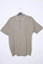 Men's Patterned Polo Collar Half-Zip Knitwear T-Shirt - 4