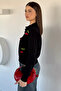 Women's Three-Thread Embroidered Cherry Sweatshirt - 4