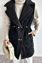 Lined, Elastic Waist, Quilted, Islamic Clothing Inflatable Vest - 3