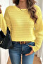 Gülseli Self-Patterned Knitwear Blouse with Back Bow - 6