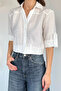 Women's Elastic Waist Shirt - 2