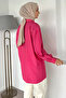 Hijab Tunic with Stone and Ruffle Detail on the Front - 4