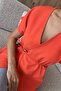 Double-Breasted Collar Waist Tie Sleeveless Jacket - 3