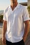 Men's Apache Collar Short Sleeve Shirt