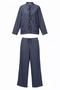 Women's Front Lace-Up Jacket and Pants Two-Piece Set